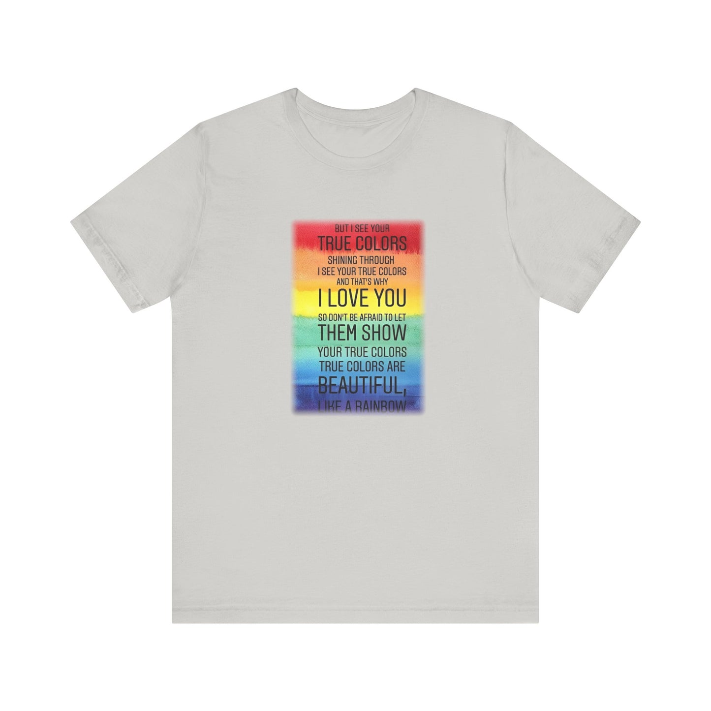 True colors Unisex Jersey Short Sleeve Tee