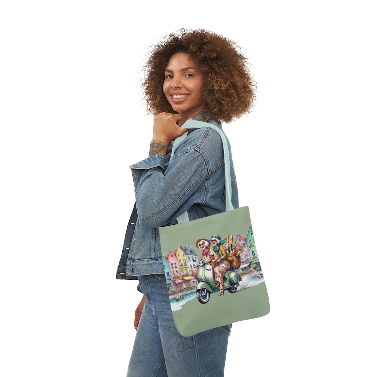 001 Canvas Tote Bag, 5-Color Straps