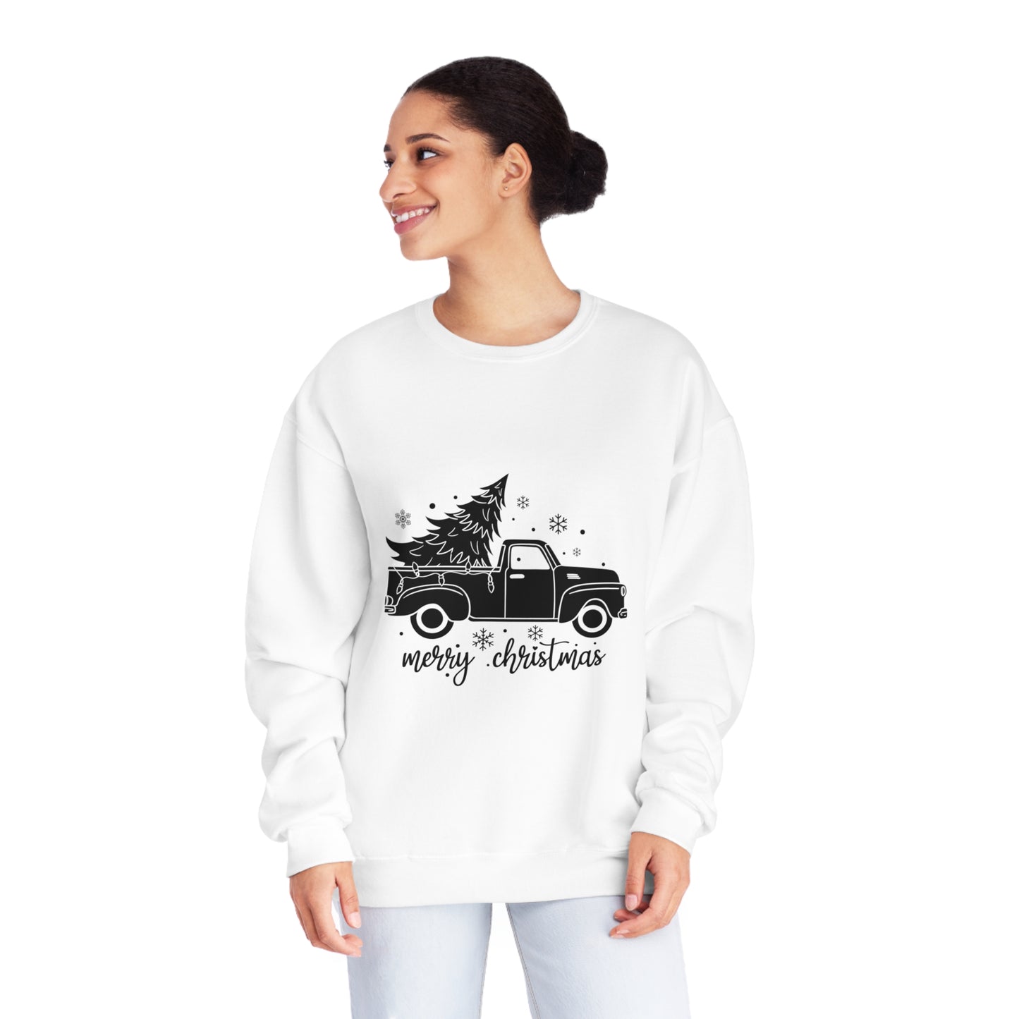 Merry Christmas Unisex NuBlend® Crewneck Sweatshirt