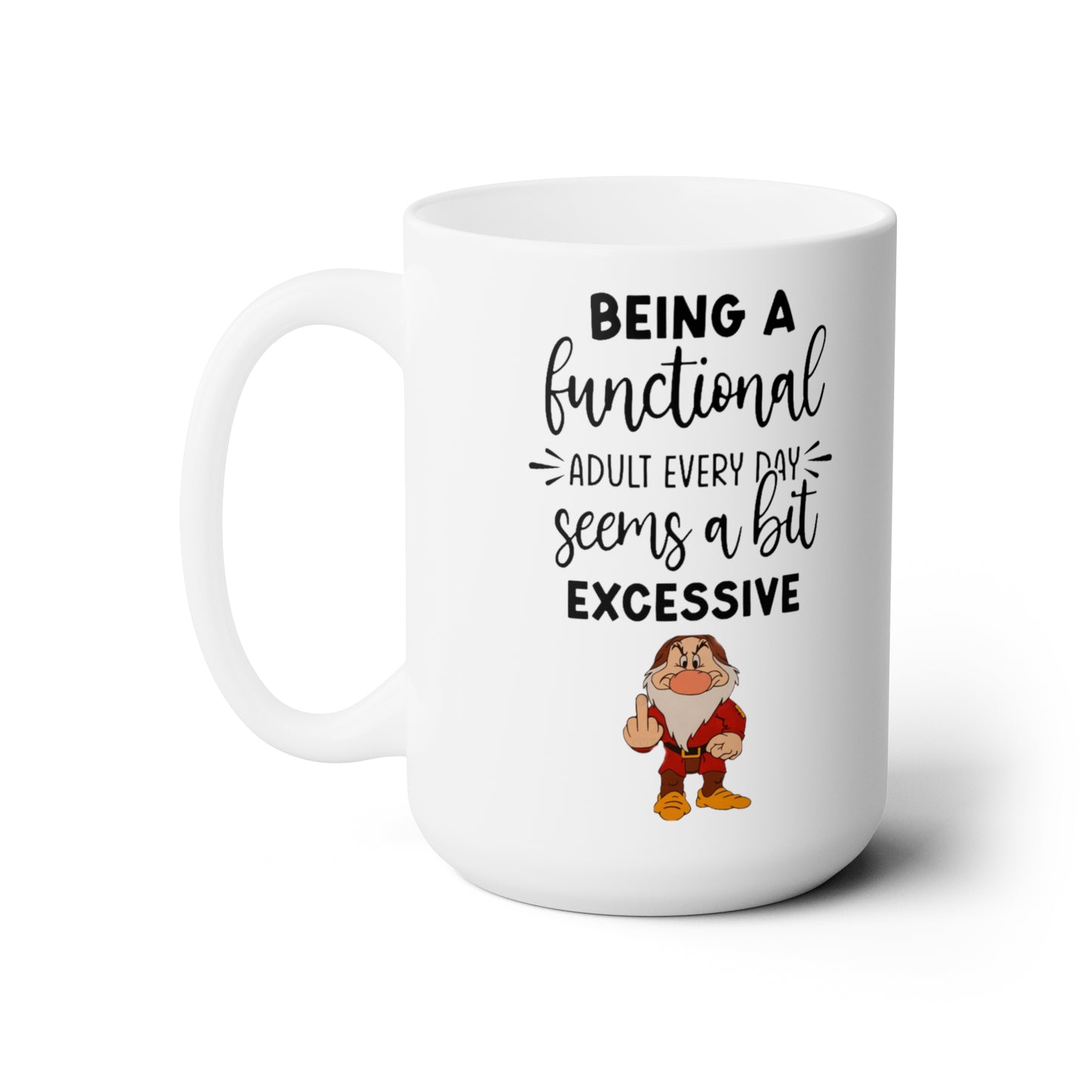 Functional Ceramic Mug 15oz