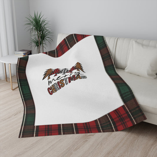 Christmas Sherpa Blanket