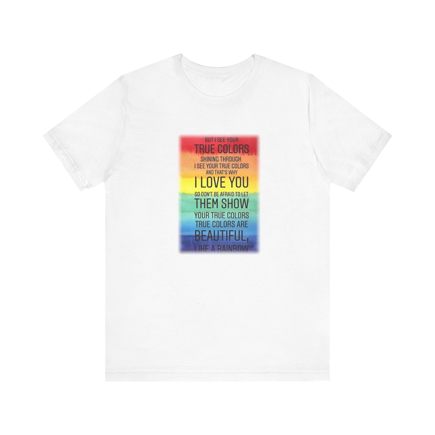 True colors Unisex Jersey Short Sleeve Tee