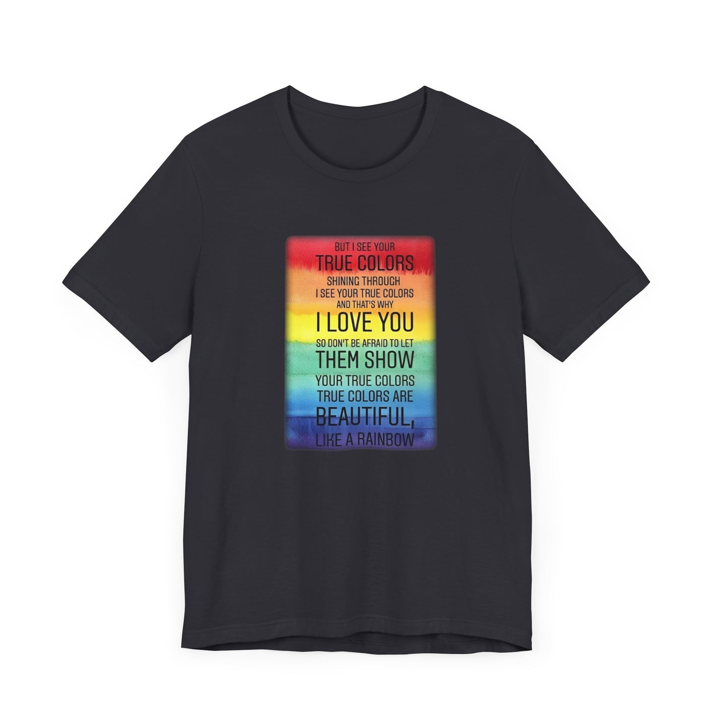 True colors Unisex Jersey Short Sleeve Tee