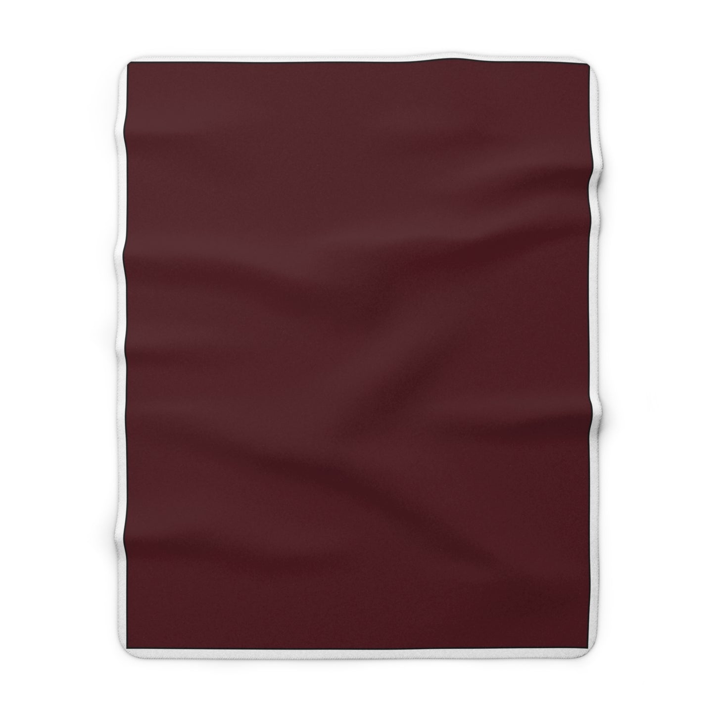 Maroon Sherpa Fleece Blanket