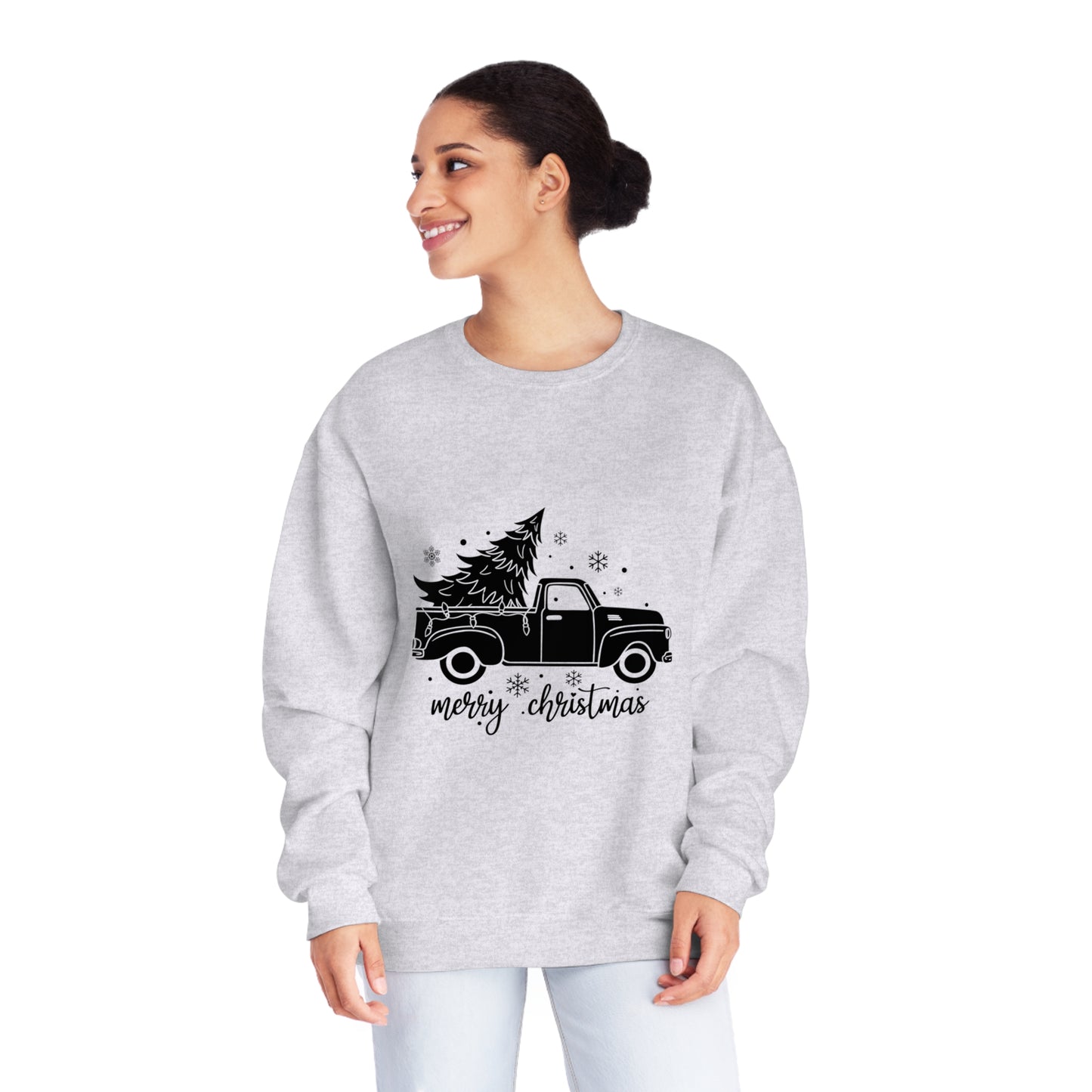 Merry Christmas Unisex NuBlend® Crewneck Sweatshirt