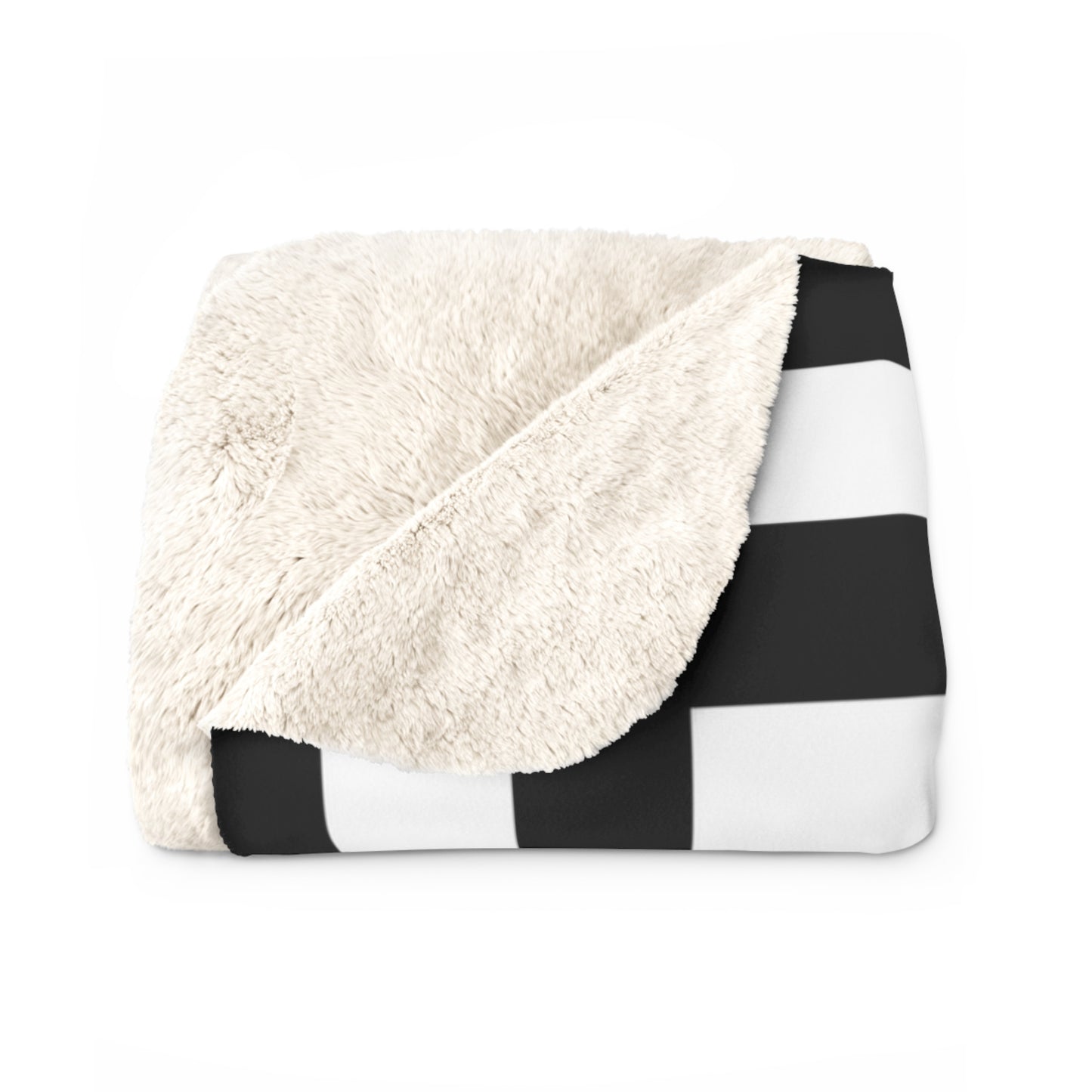 Black Sherpa Fleece Blanket