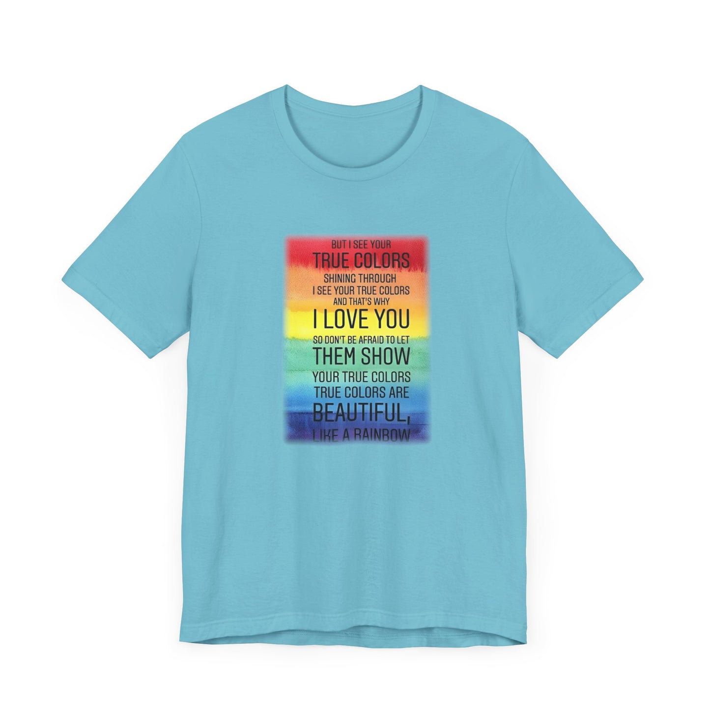 True colors Unisex Jersey Short Sleeve Tee