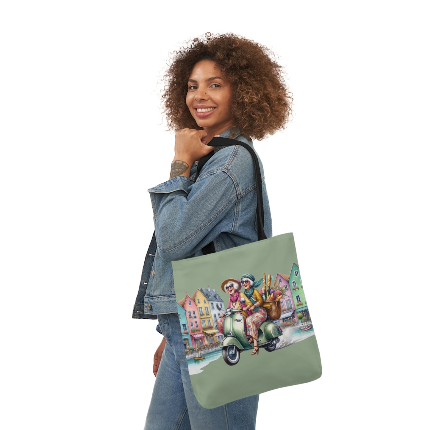 001 Canvas Tote Bag, 5-Color Straps