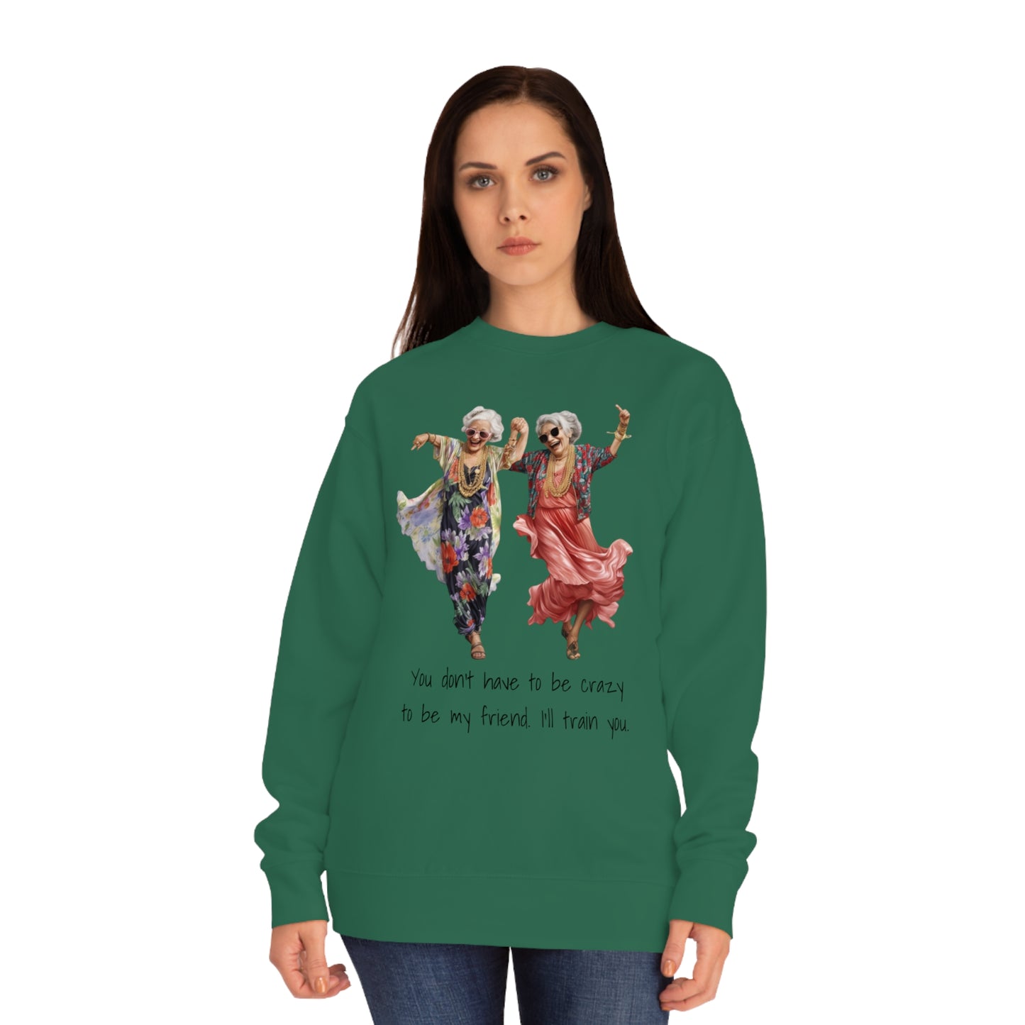 001 Train Unisex Crew Sweatshirt