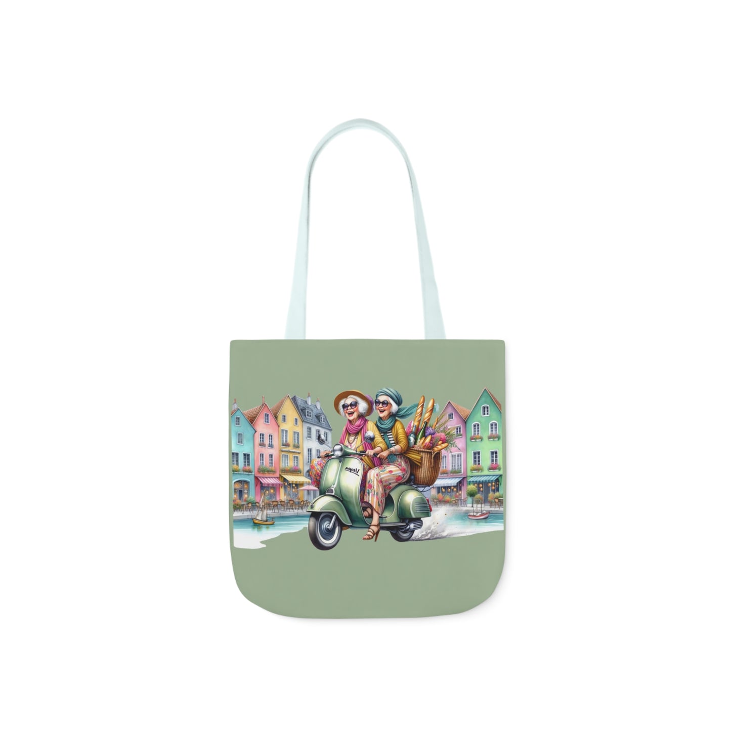 001 Canvas Tote Bag, 5-Color Straps