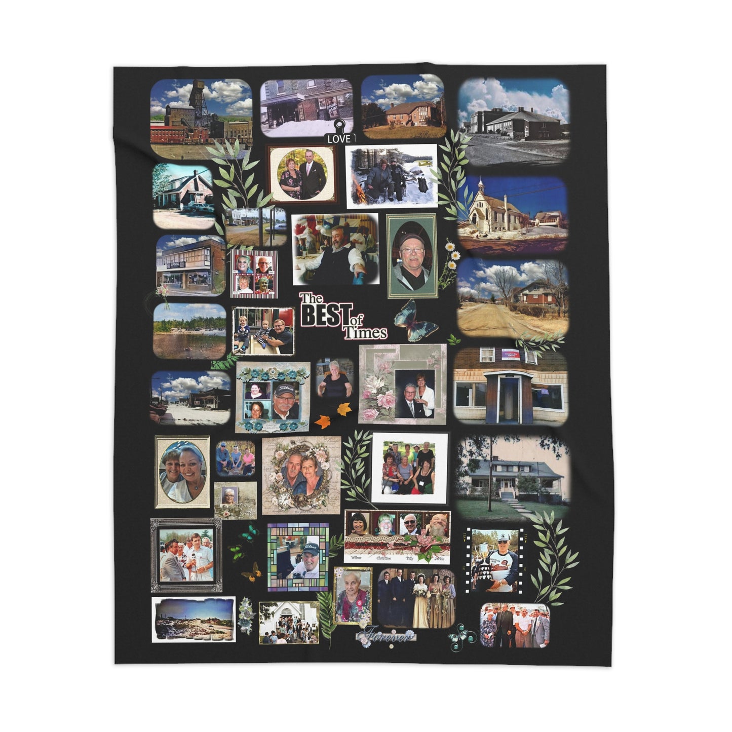 The Best of Times Sherpa Blanket