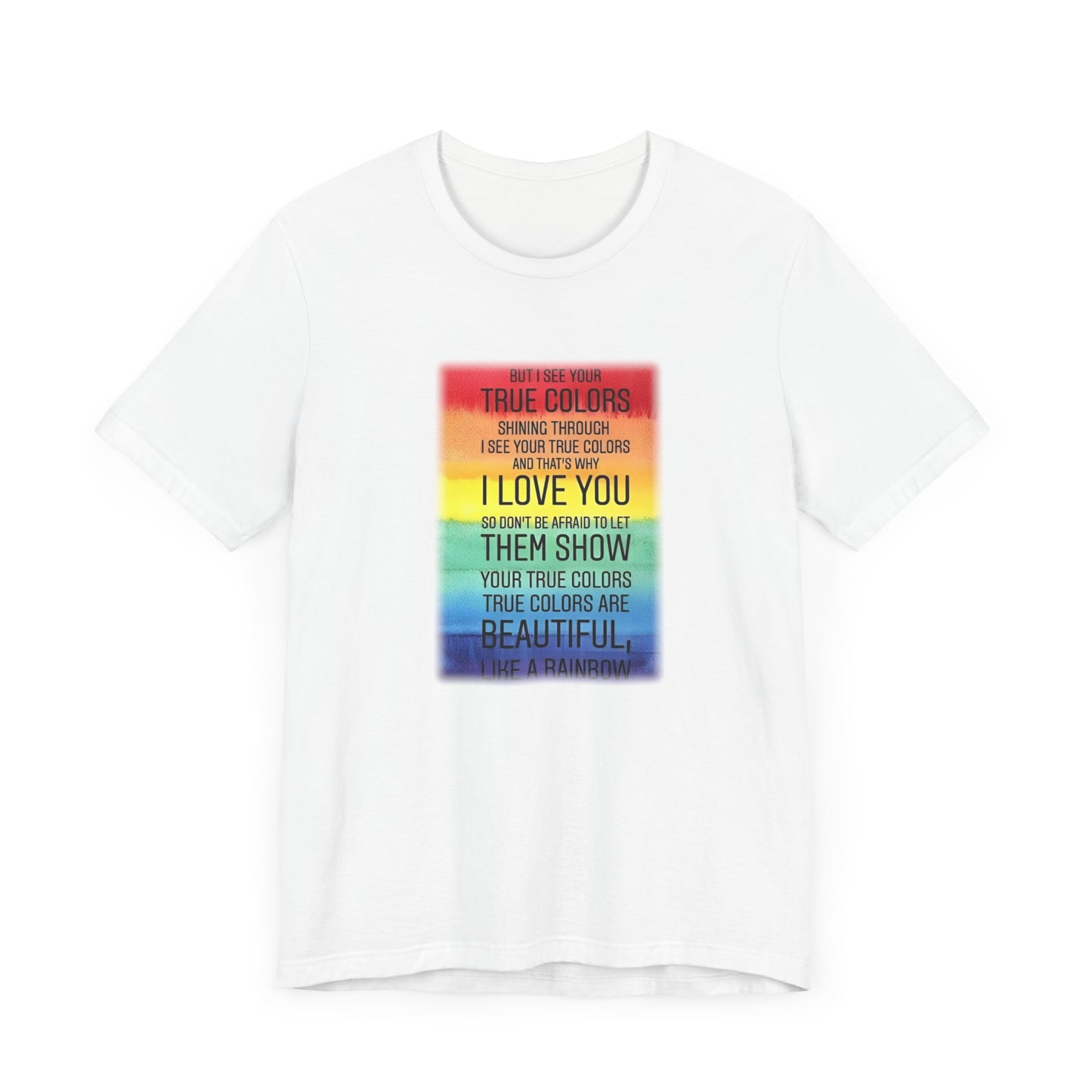 True colors Unisex Jersey Short Sleeve Tee