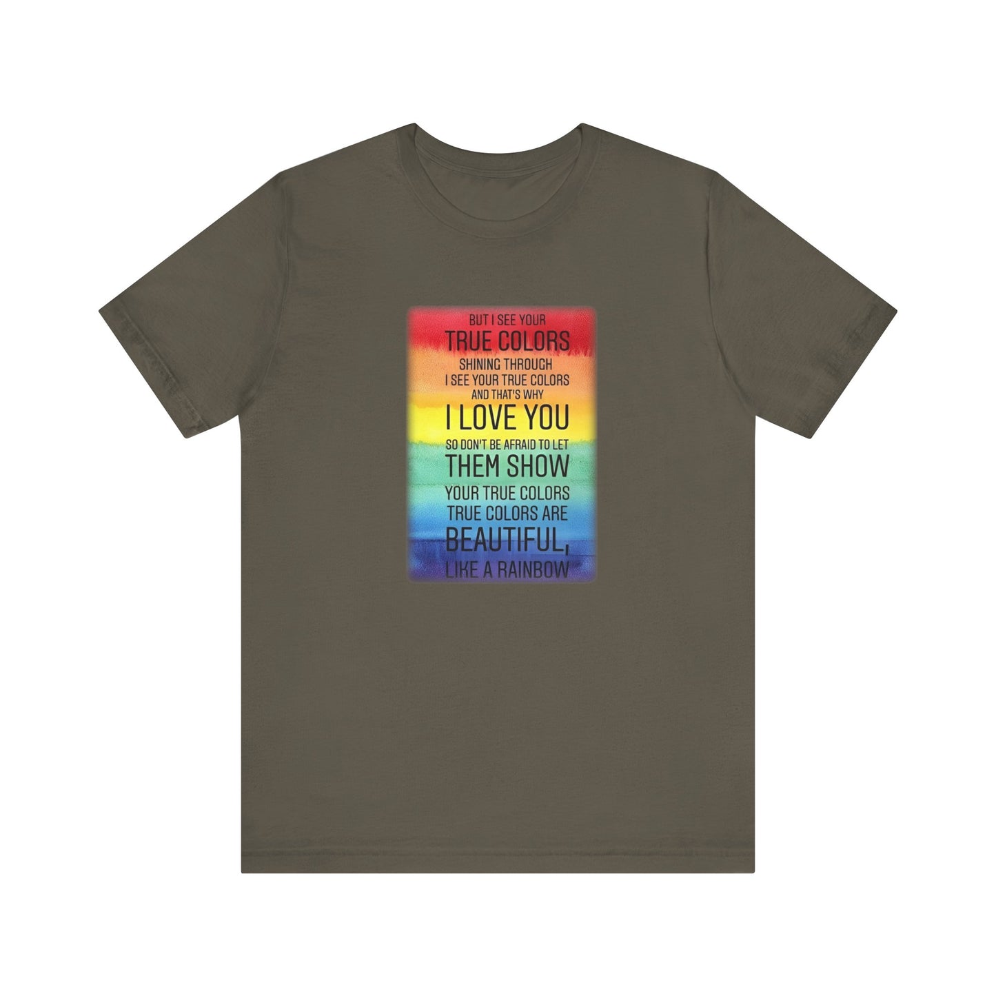 True colors Unisex Jersey Short Sleeve Tee