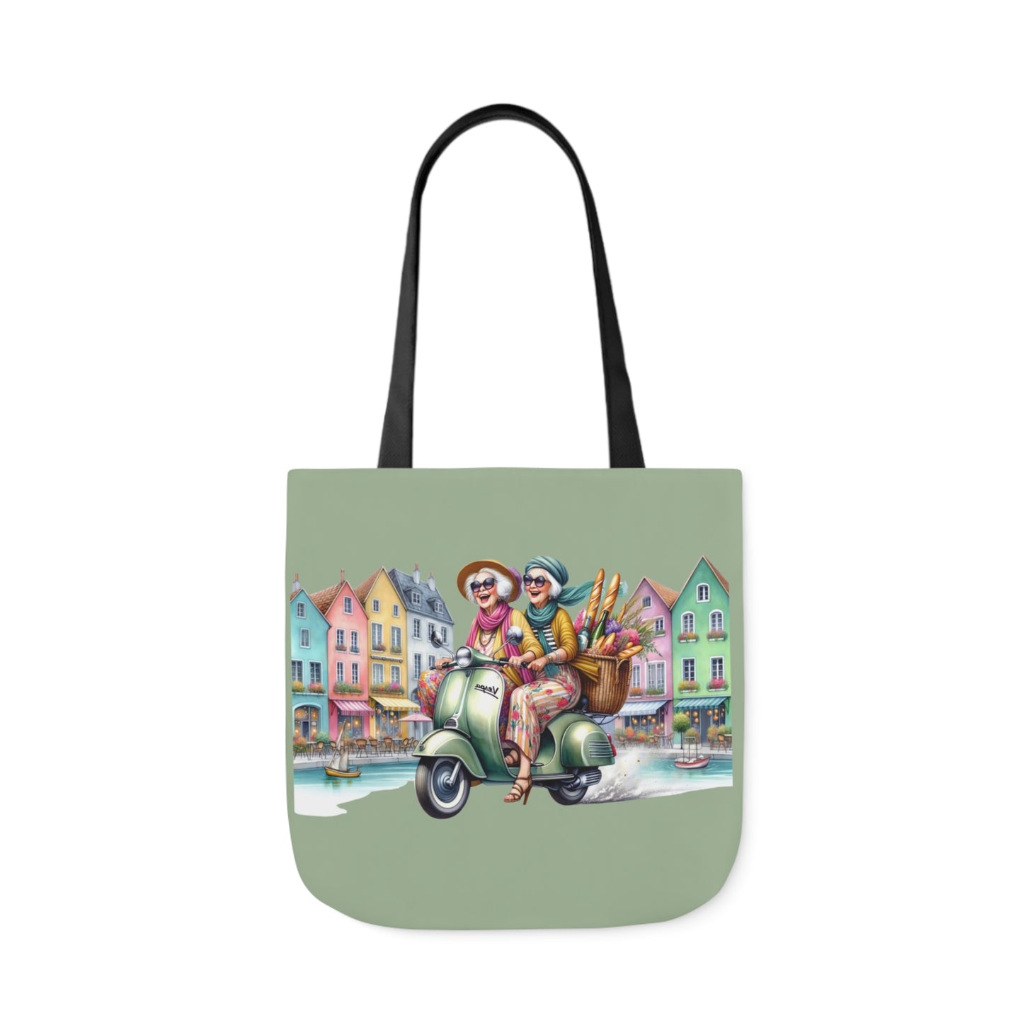 001 Canvas Tote Bag, 5-Color Straps