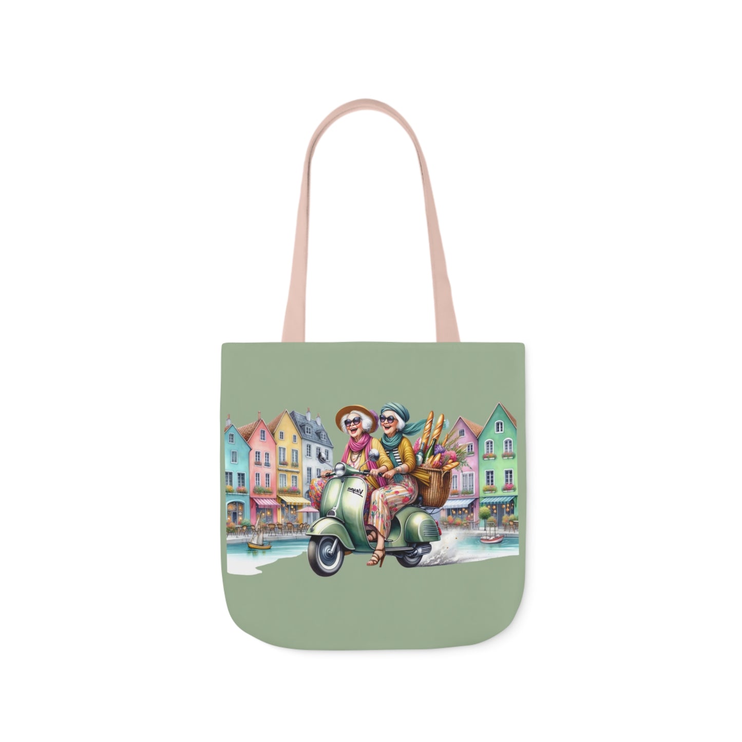 001 Canvas Tote Bag, 5-Color Straps