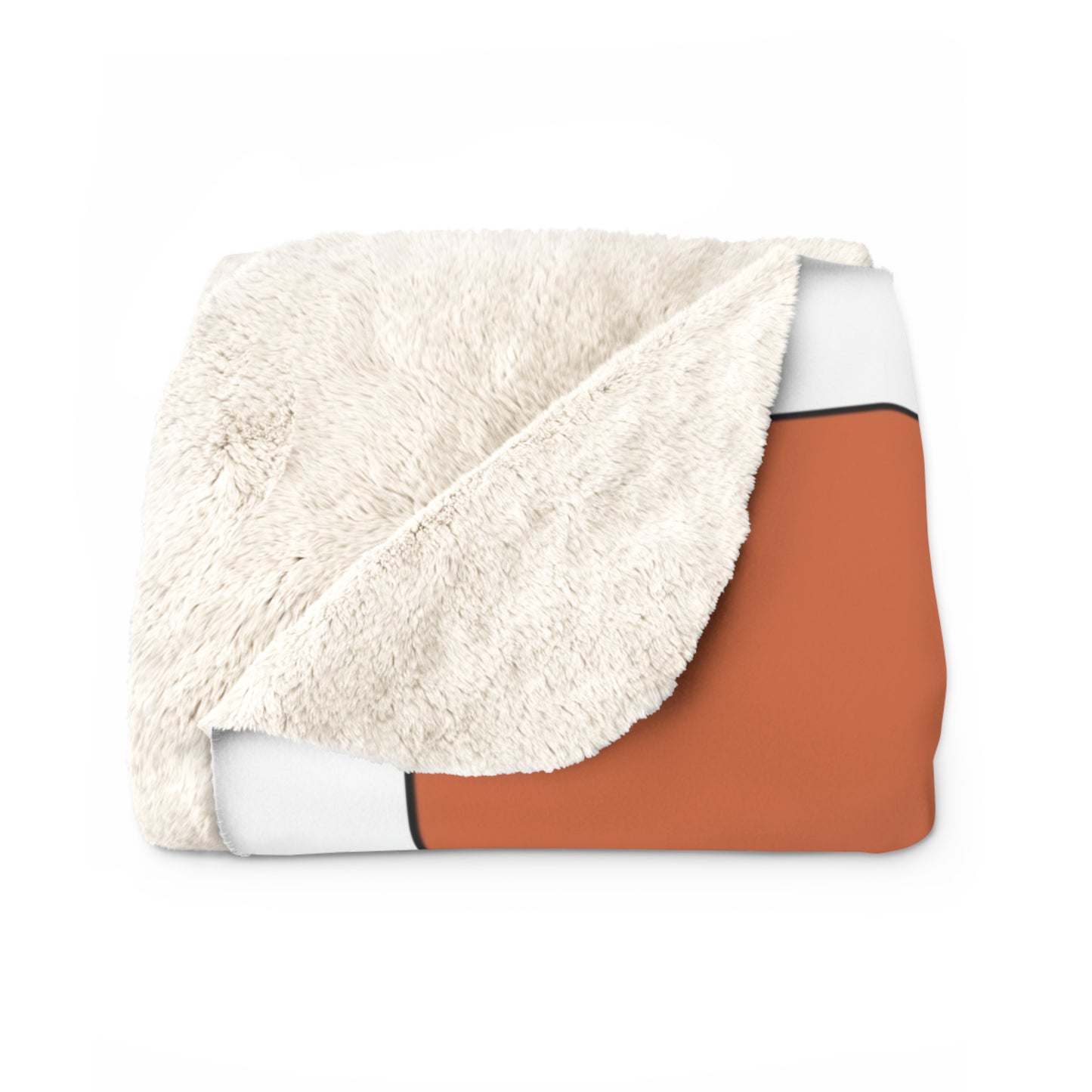 Peach Sherpa Fleece Blanket