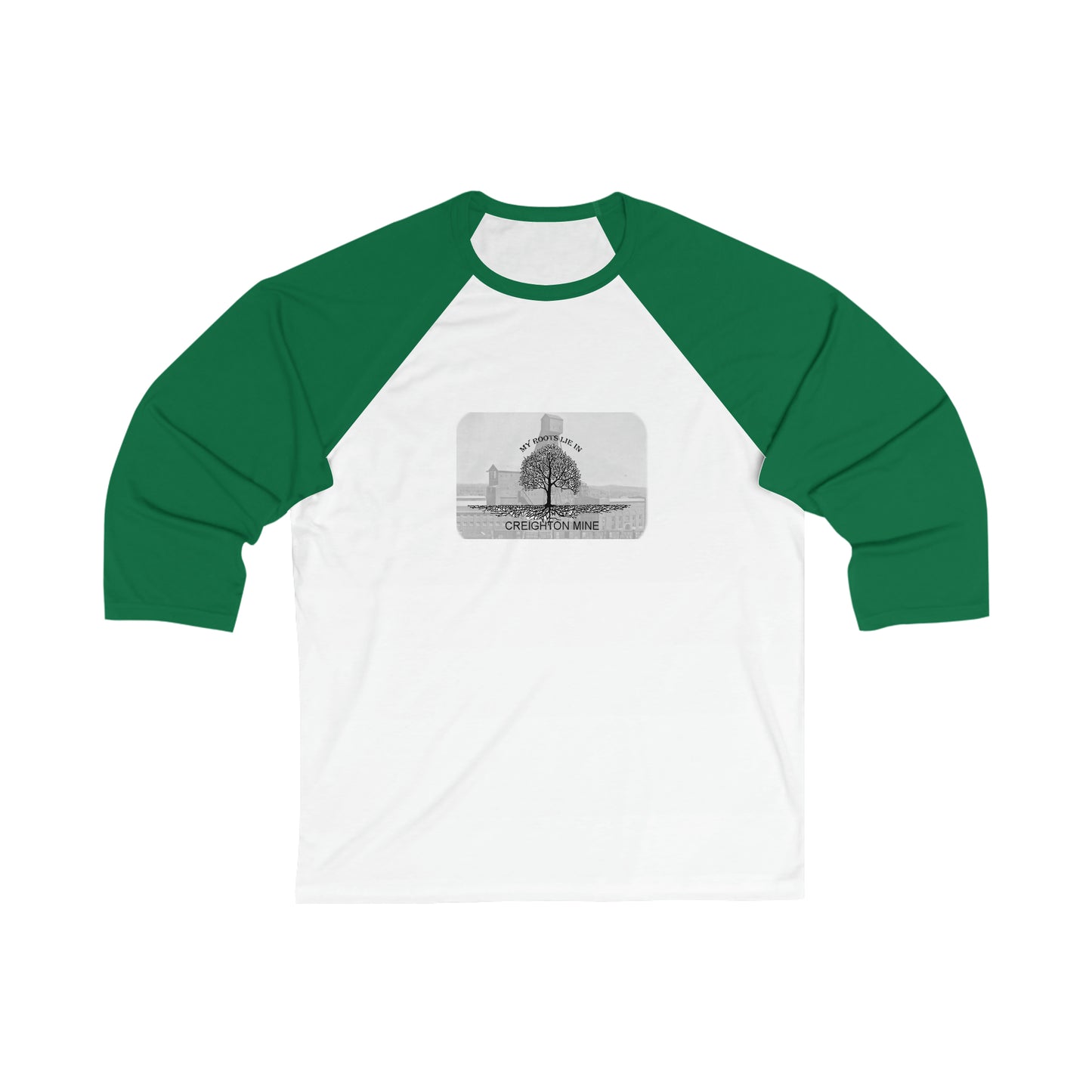 Roots Unisex 3/4 Sleeve Baseball Tee