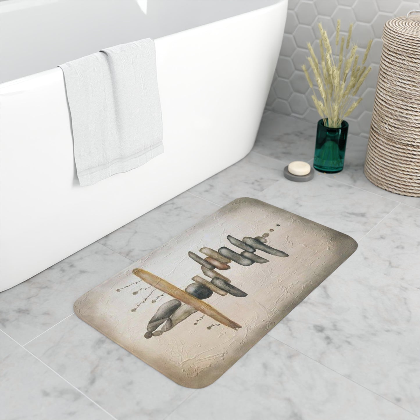 ABCD Memory Foam Bath Mat