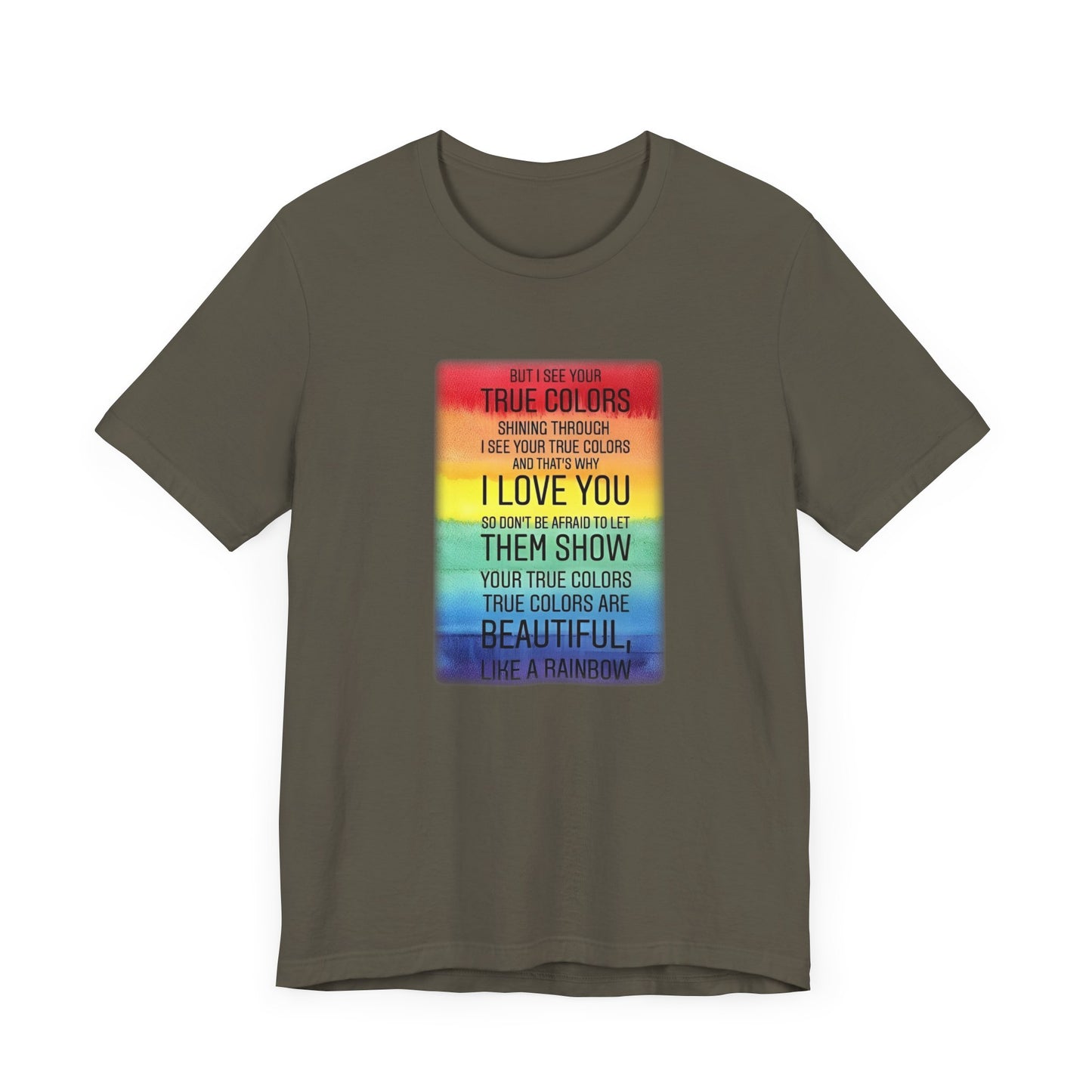 True colors Unisex Jersey Short Sleeve Tee