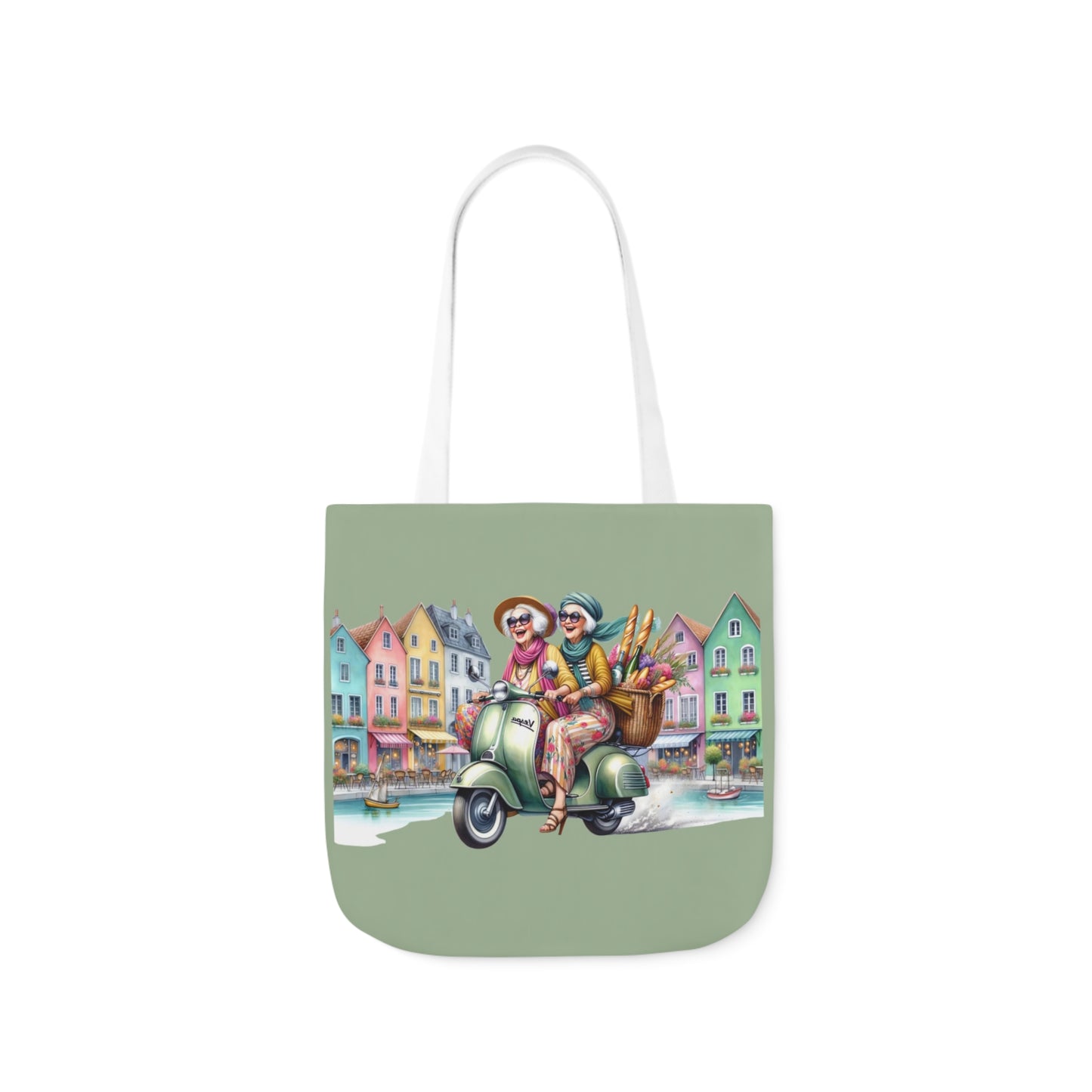 001 Canvas Tote Bag, 5-Color Straps