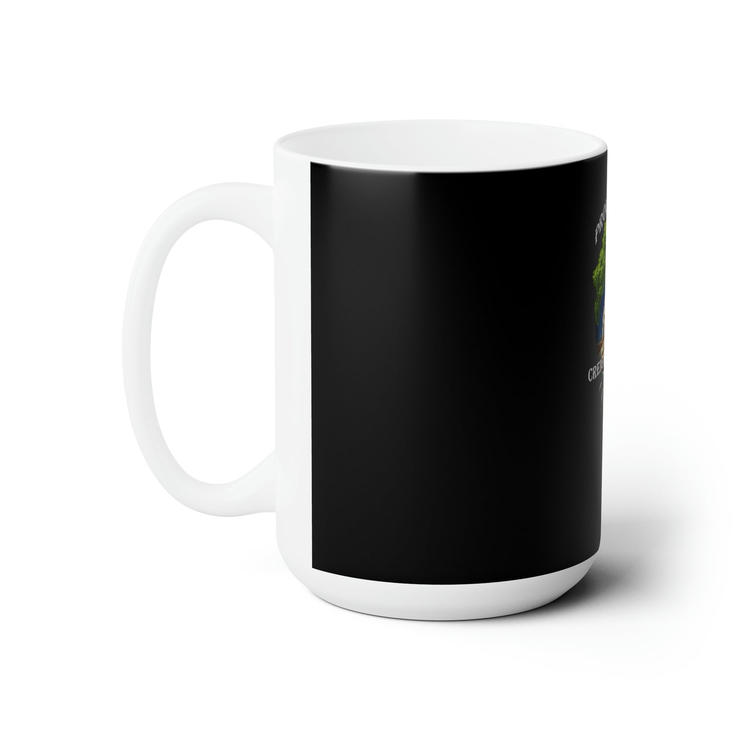 Black Ceramic Mug 15oz