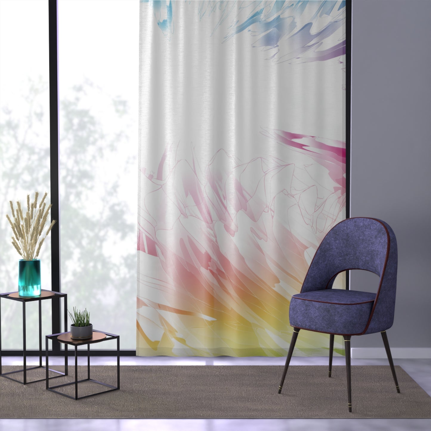 Sheer Window Curtain