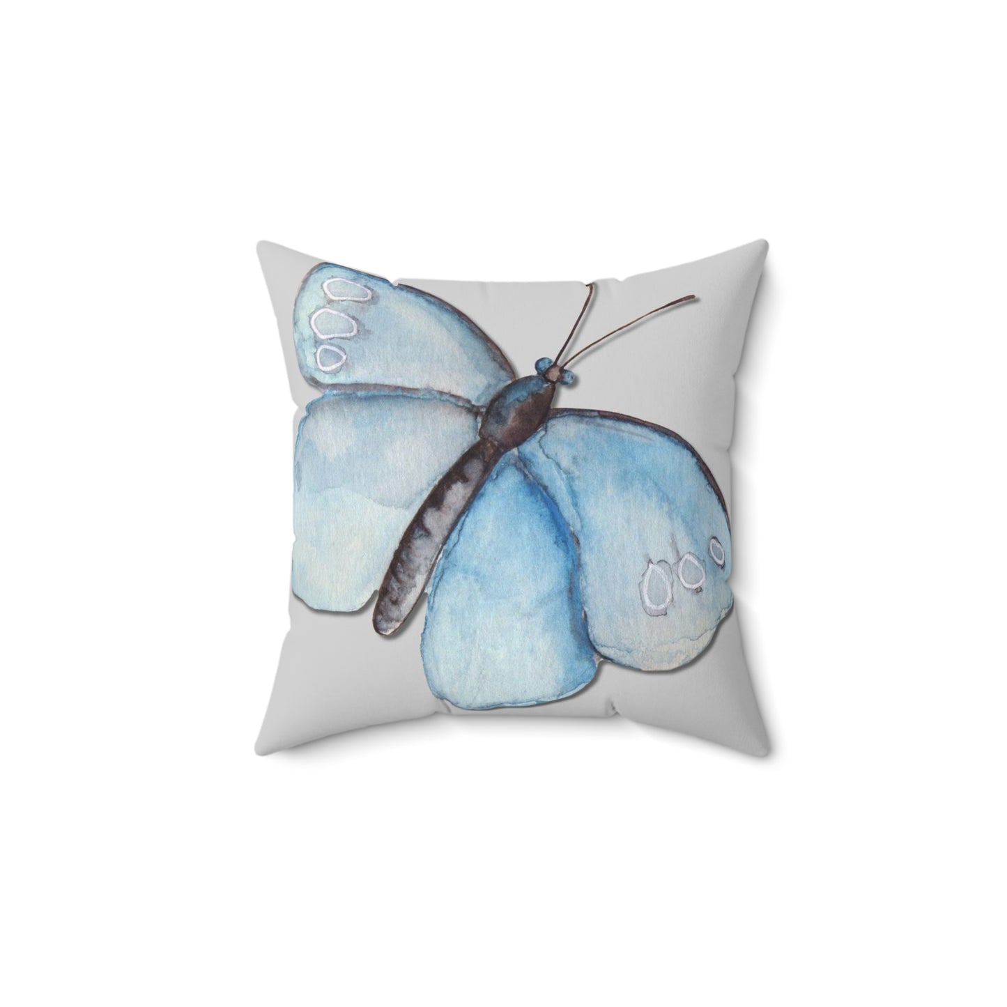 Butterfly Spun Polyester Square Pillow