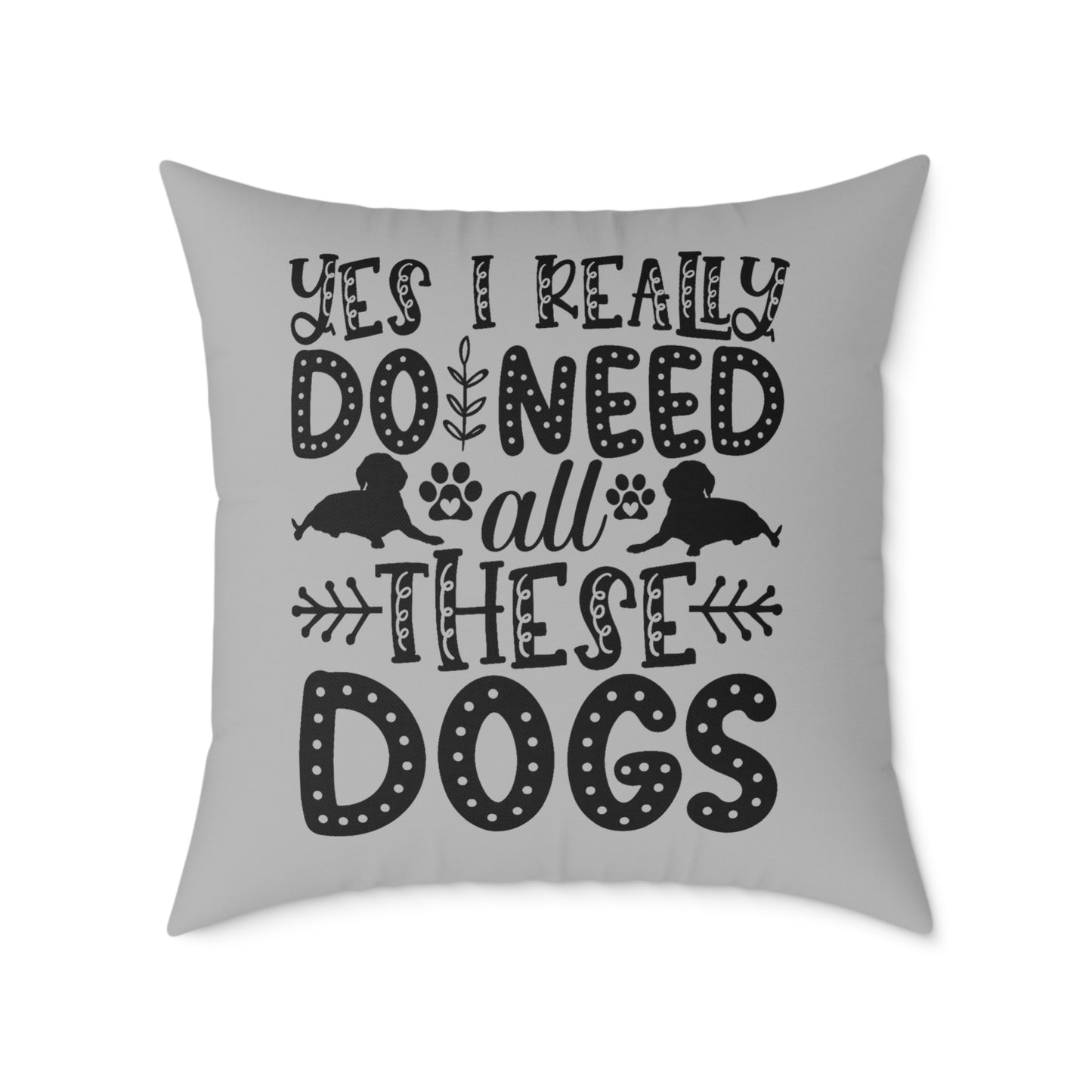 Really Square Poly Canvas Pillow