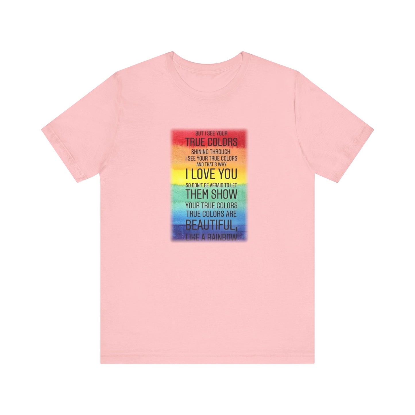 True colors Unisex Jersey Short Sleeve Tee