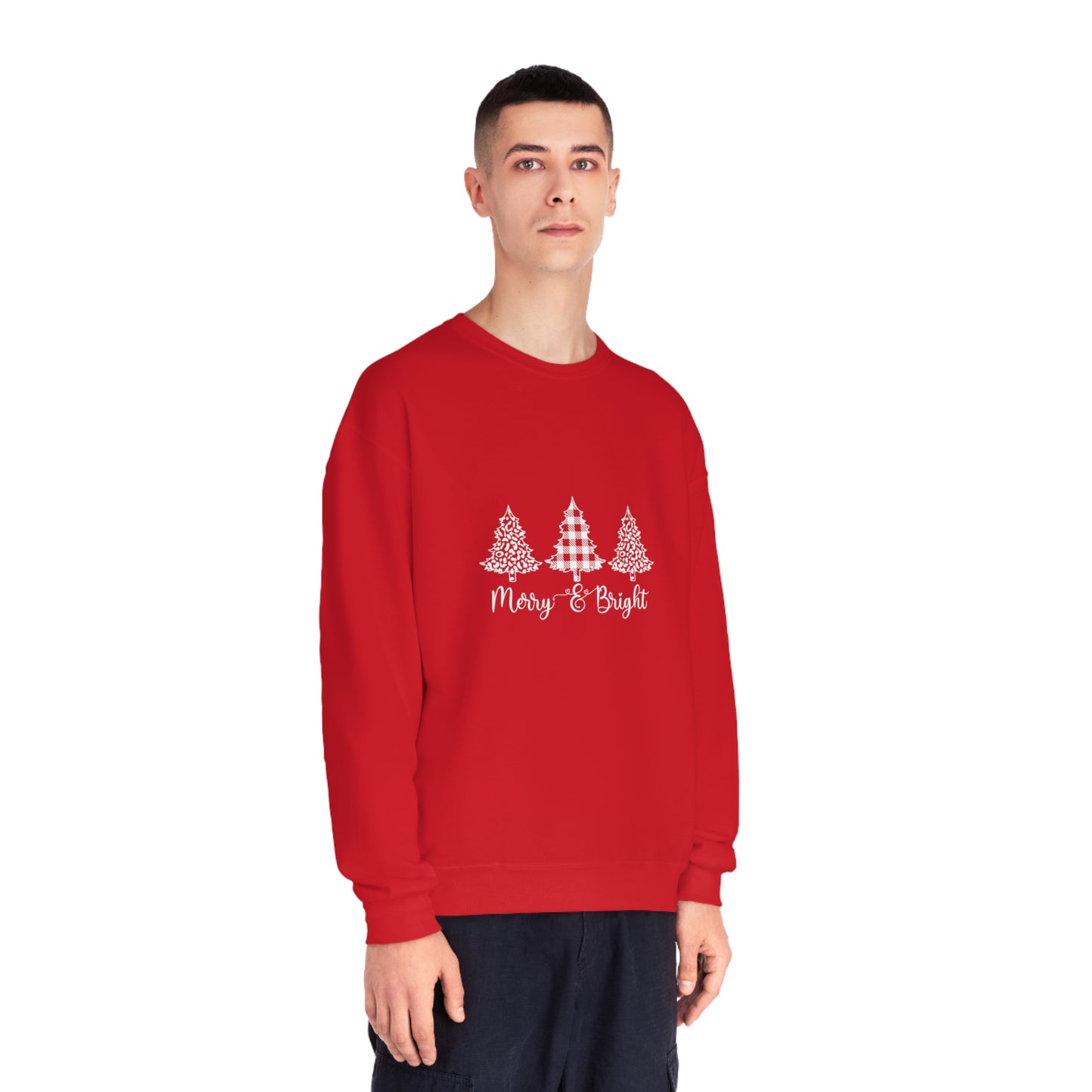 Merry and bright Unisex NuBlend® Crewneck Sweatshirt