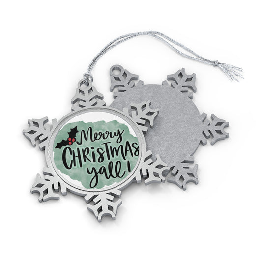 Pewter Snowflake Ornament